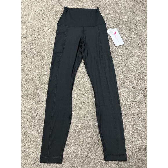 Yogalicious Black Lux Tribeca Ankle Tight Size XS New With Tags $78 - Picture 1 of 8